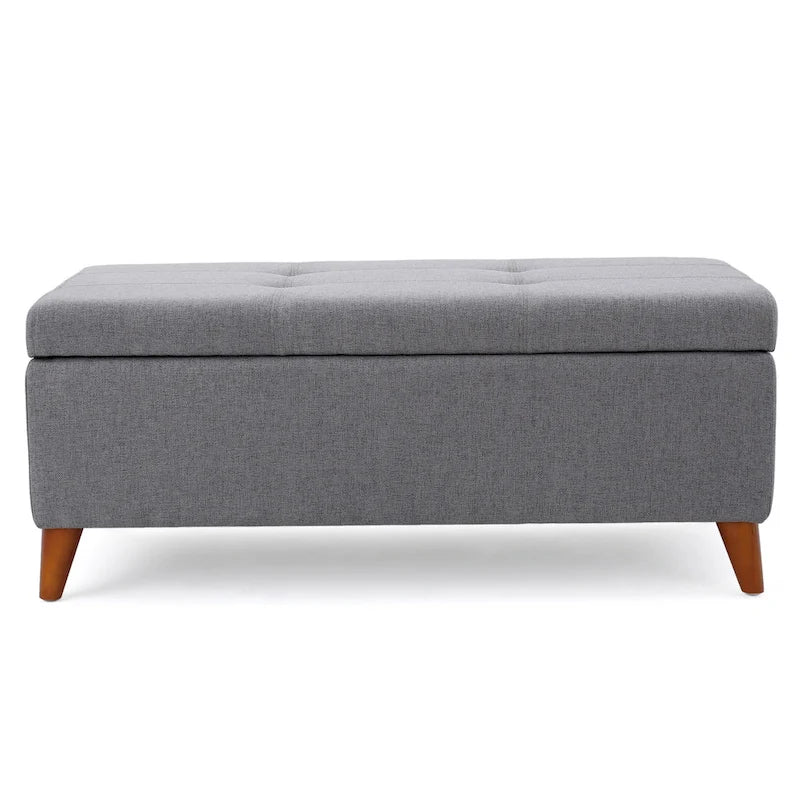 Bohemian Denim 18-Inch Cylinder Pouf