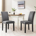 Ensemble de 2 chaises de salle à manger rembourrées de style Parson - 37H