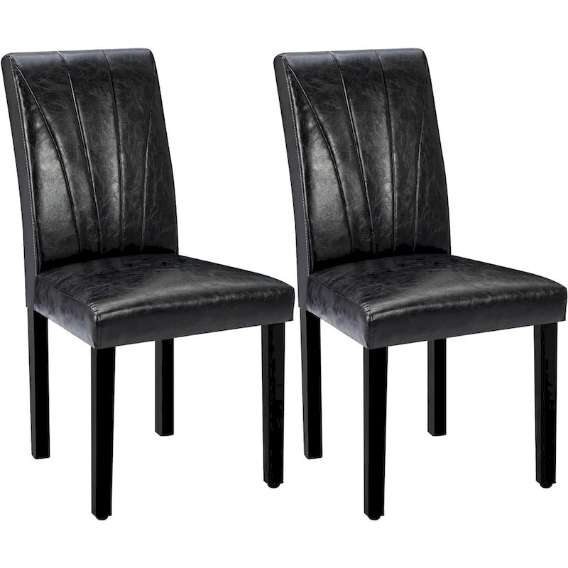 Upholstered Parson Dining Chairs Set of 2 - 37H