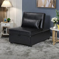 Divano letto pouf pieghevole multifunzionale, convertibile in poltrona relax e letto singolo (portata 264lb)