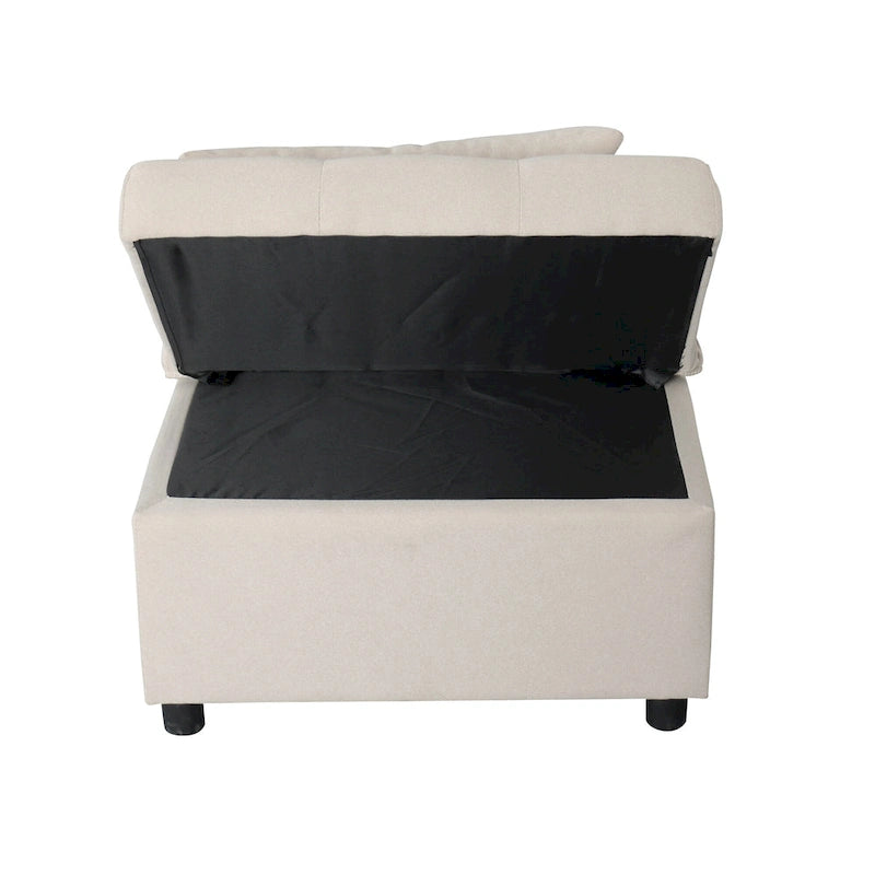 Divano letto pouf pieghevole multifunzionale, convertibile in poltrona relax e letto singolo (portata 264lb)