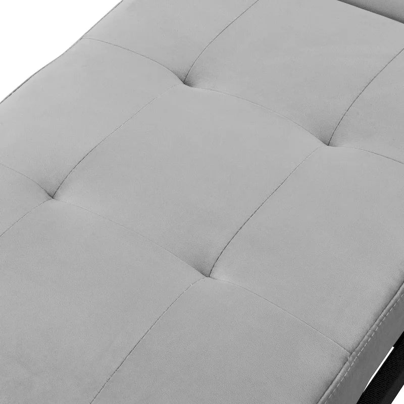 Divano letto pouf pieghevole multifunzionale, convertibile in poltrona relax e letto singolo (portata 264lb)