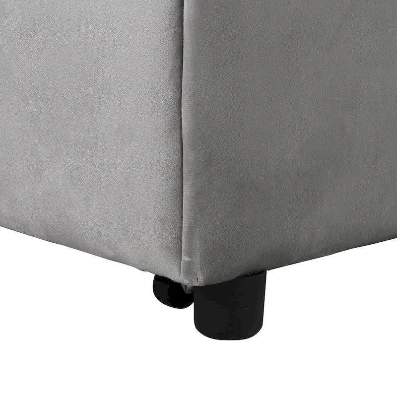 Divano letto pouf pieghevole multifunzionale, convertibile in poltrona relax e letto singolo (portata 264lb)