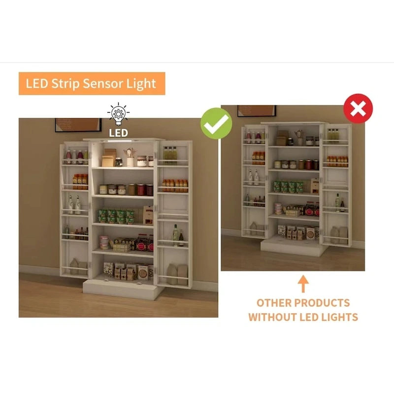 50 Led Kitchen Pantry Cabinet