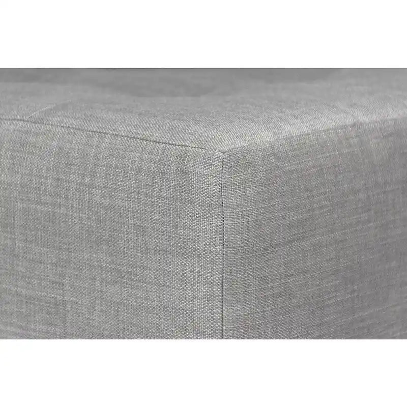 Button Tufted Square Upholstered Ottoman