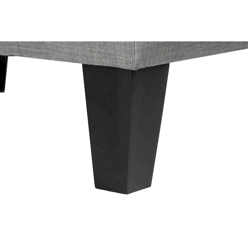 Button Tufted Square Upholstered Ottoman