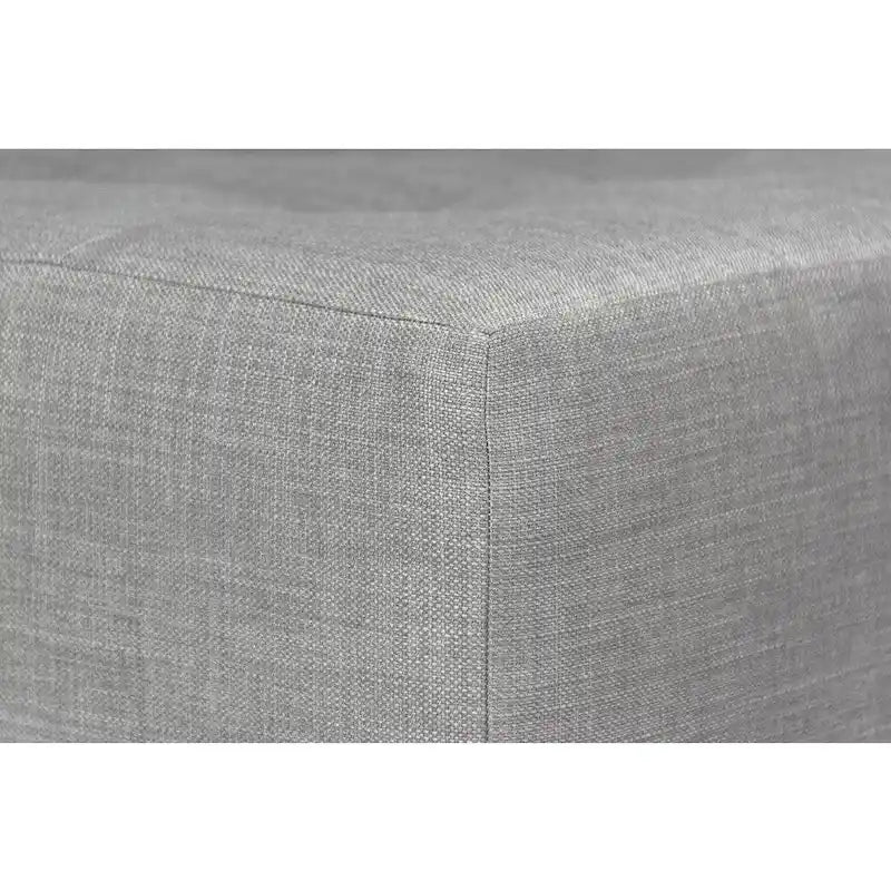 Button Tufted Square Upholstered Ottoman