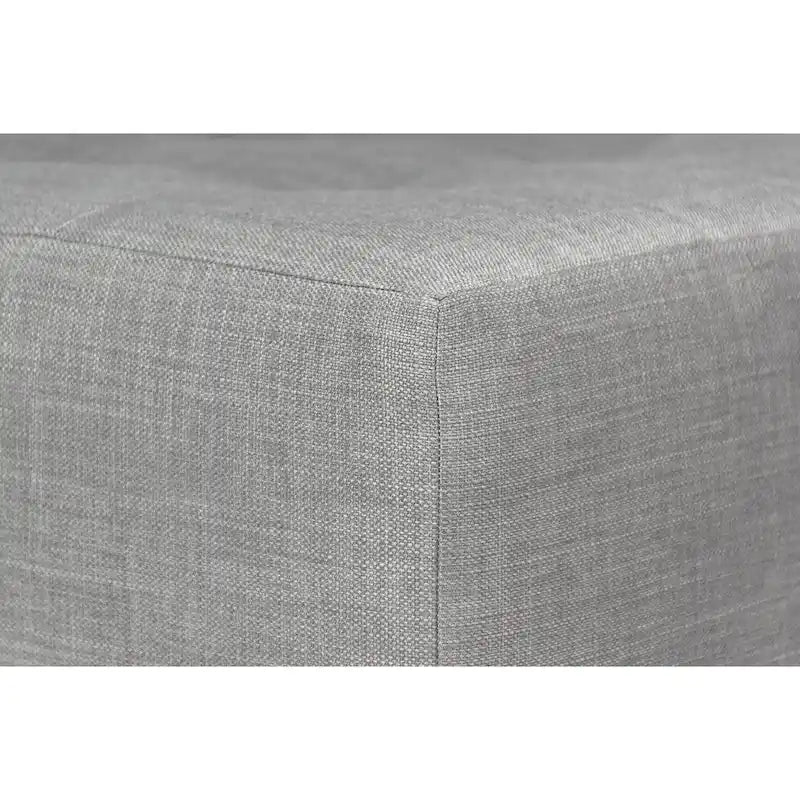Button Tufted Square Upholstered Ottoman