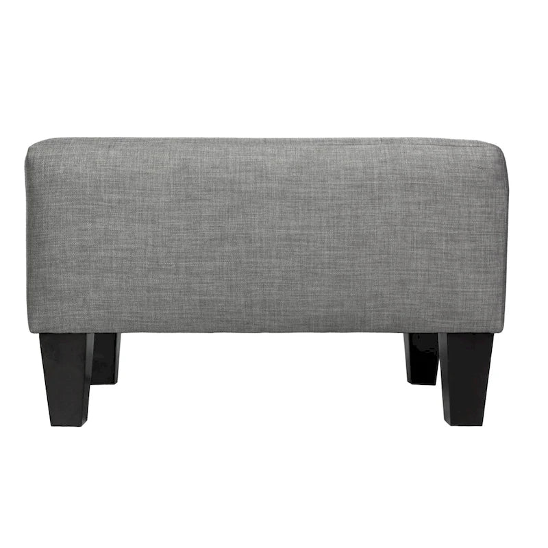 Button Tufted Square Upholstered Ottoman