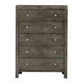 Commode à 5 tiroirs 34x17x48 - noire