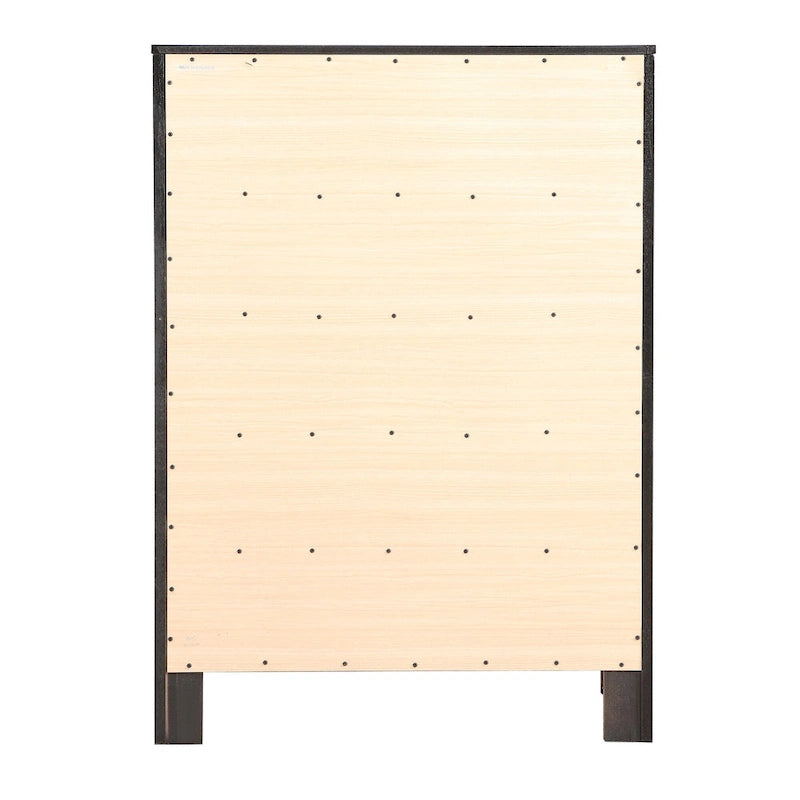 Commode à 5 tiroirs 34x17x48 - noire