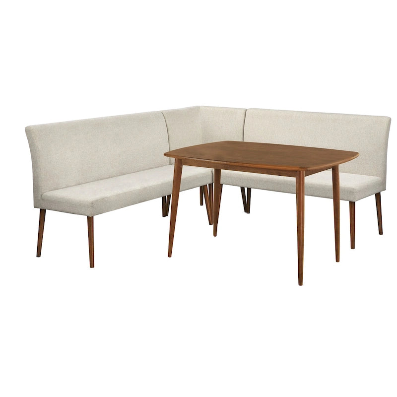Table de salle à manger compacte moderne de style mi-siècle