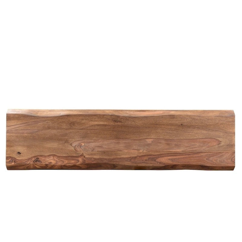 Handmade 60-Inch Sheesham Wood Live Edge Bench