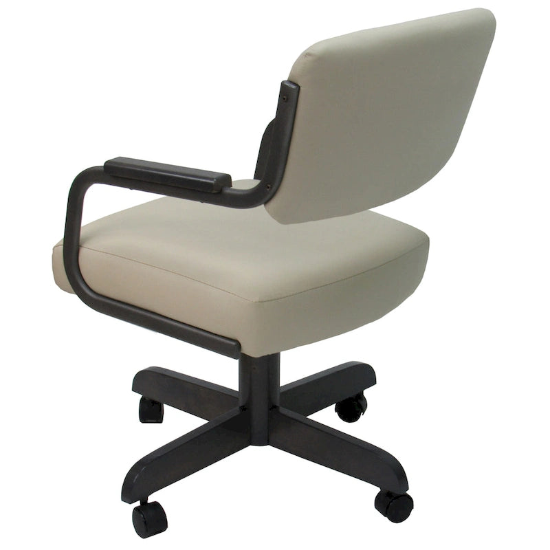 Swivel Tilt Kitchen Caster Chair with Wheels - 18 inch Seat
