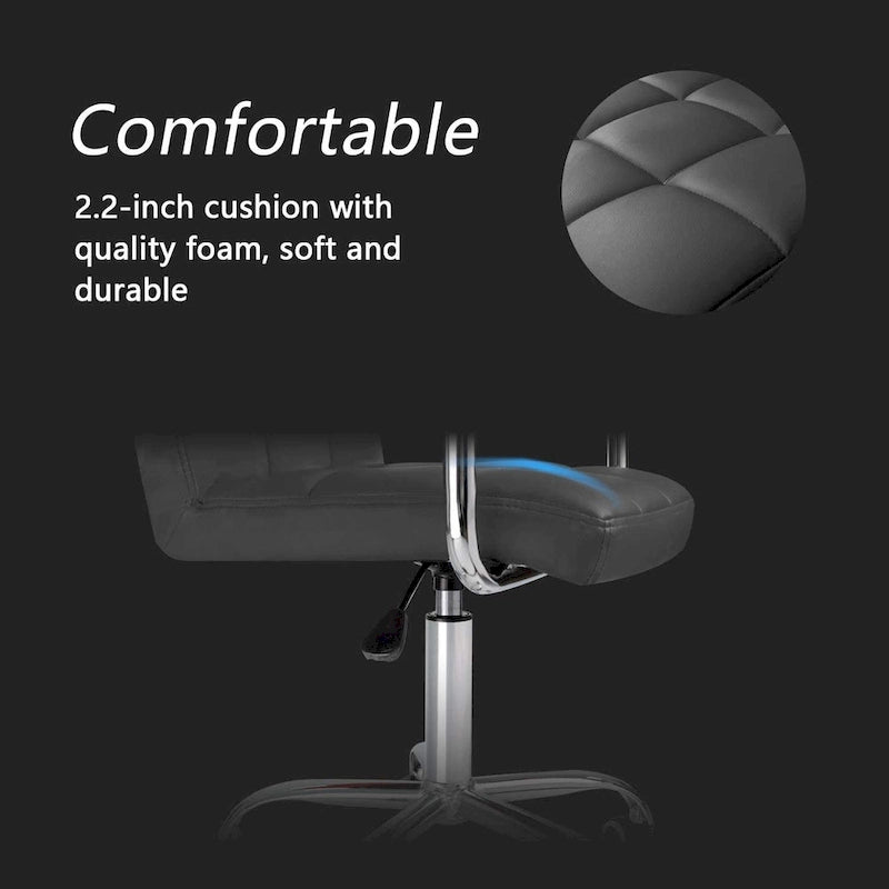 Adjustable Height Mid-Back Office Desk Chair