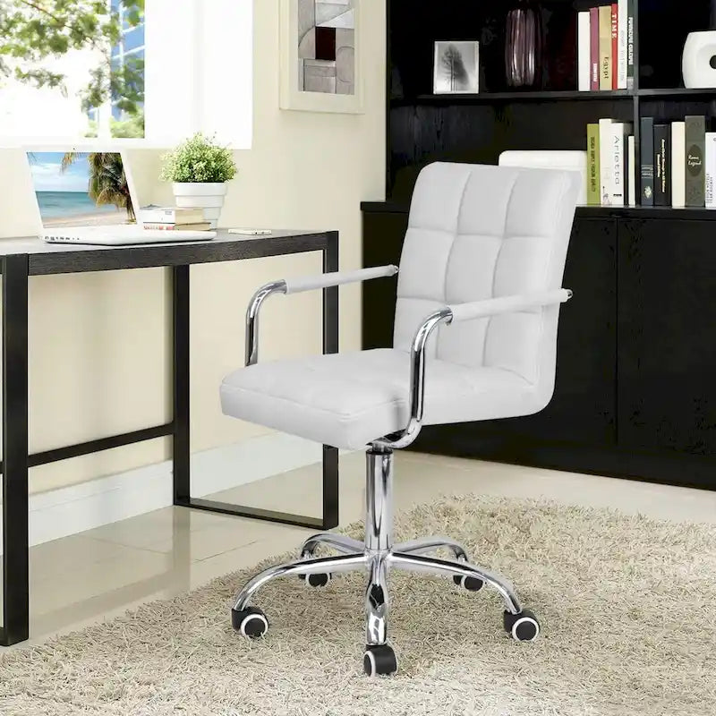 Adjustable Height Mid-Back Office Desk Chair