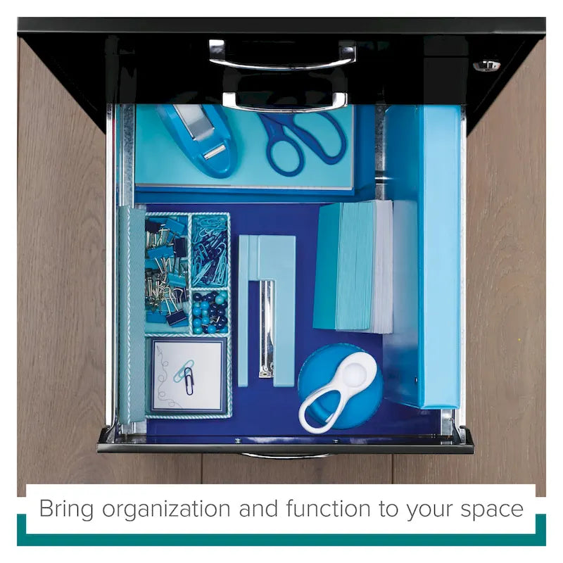 18" Deep 3-Drawer Organizer File Cabinet - Off-White