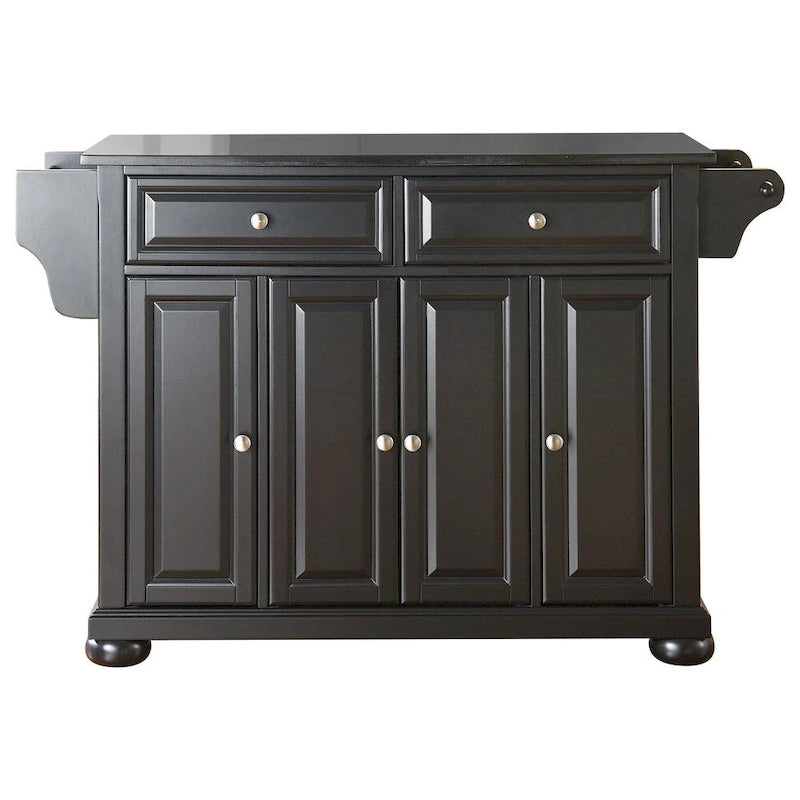 Granite Top Full Size Kitchen Island/Cart - 18D x 51.5W x 34H