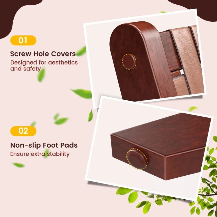 Poltrone d'accento in pelle intrecciata con struttura in legno
