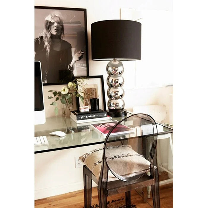 Chaise d'appoint empilable en polycarbonate parfaitement transparent - intérieur/extérieur