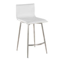 Gepolsterter Barhocker mit fester Höhe, 26", drehbar - 2er-Set