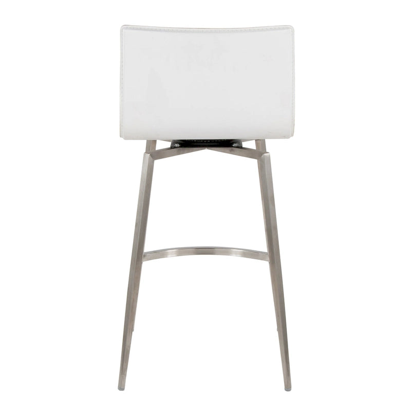 Gepolsterter Barhocker mit fester Höhe, 26", drehbar - 2er-Set