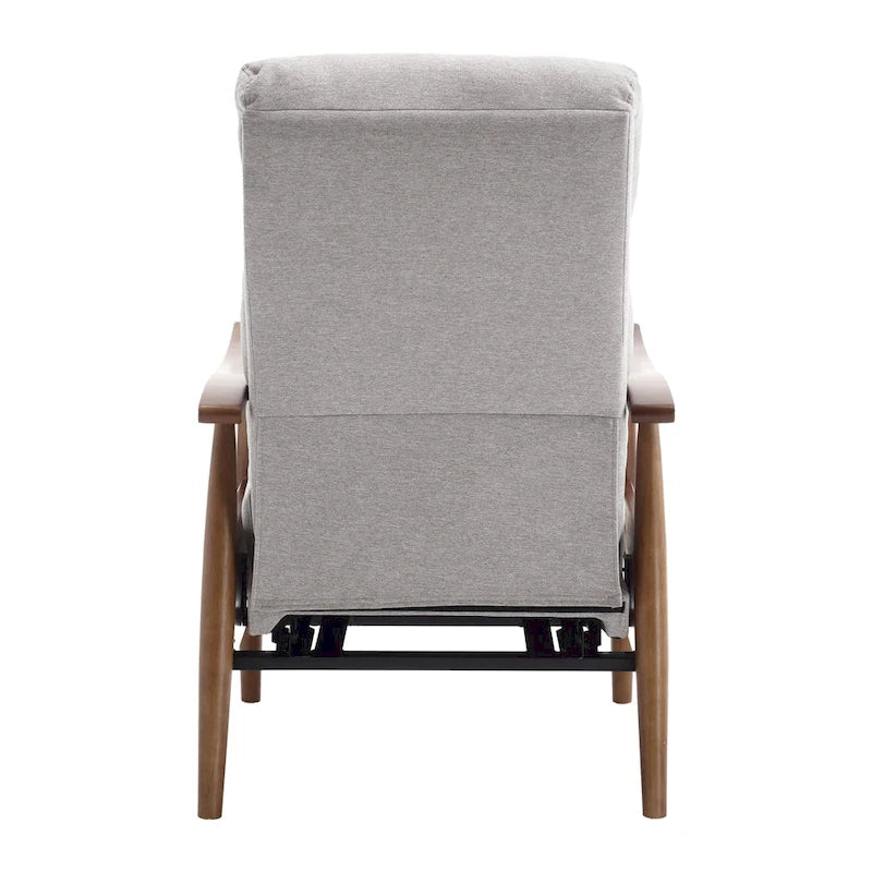 Wood Frame Recliner Armchair
