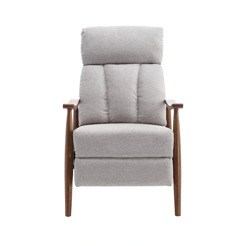 Wood Frame Recliner Armchair