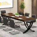 Table de conférence de 6,5 pieds pour 6 à 8 personnes, table de séminaire rectangulaire de 78 pouces de long