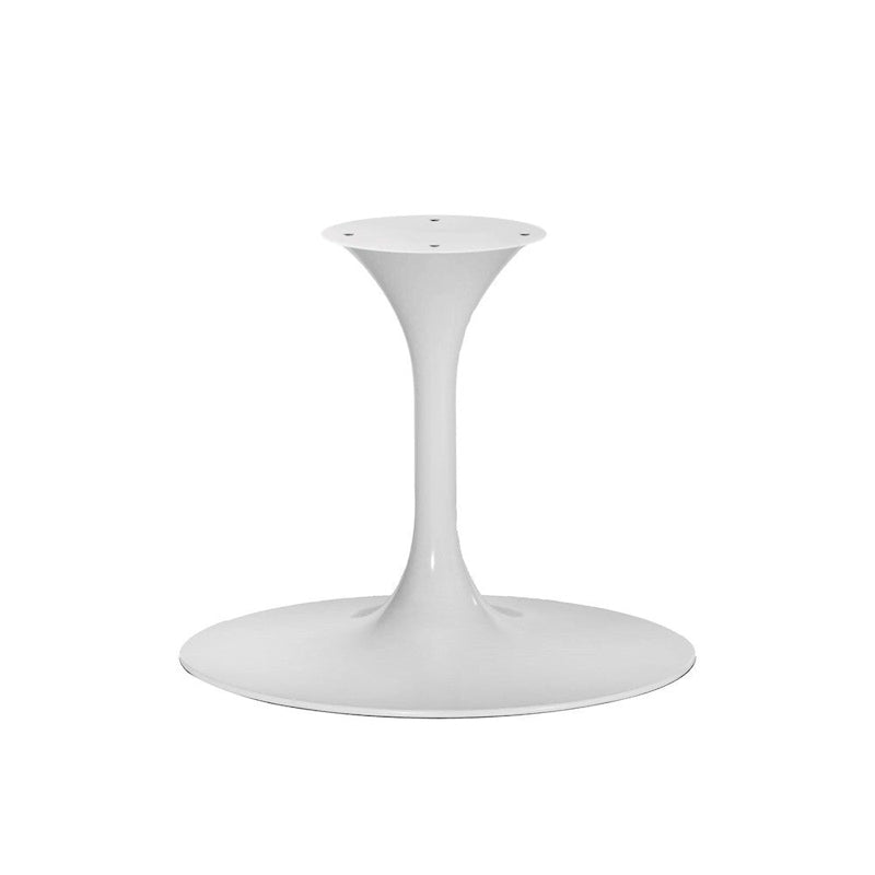 Oval Marble Dining Table Small - White
